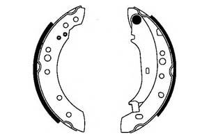Jeux de garniture 206ABS/EXPERT/CLIO