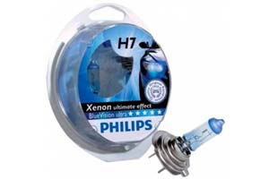 Kit lampe H7 blue vision avec lampe veilleuse