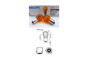 Lampe 12V21W ORANGE
