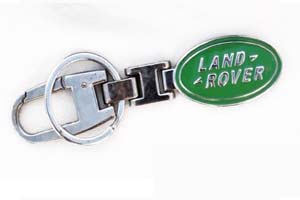 porte clé land rover chrome