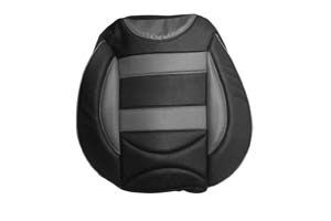 Housse Siège Pilote Noir/Gris
