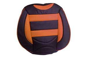 Housse Siège Pilote Noir/Orangé