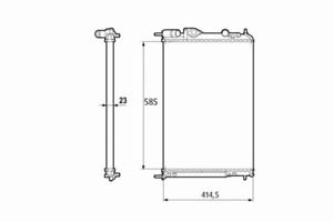 Radiateur Renault Mégane