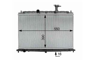 Radiateur d'eau Kia Rio 2