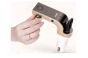G7 Bluetooth - Transmetteur FM Multifonction - Noir-or