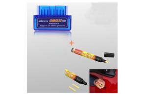 Pack pour voiture : Outil diagnostic android + Stylo réparation