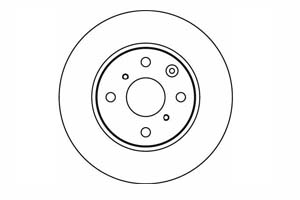 Jeu de 2 disques de frein par HELLA PAGID