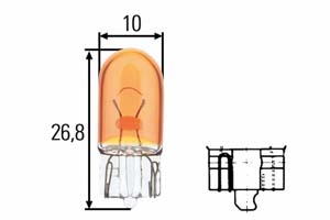  AMPOULE, FEU DE POSITION HELLA 