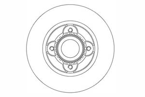 Jeu de 2 disques de frein par BENDIX