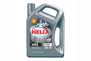 SHELL Huile moteur HELIX HX8 SM 5W-40, 4I